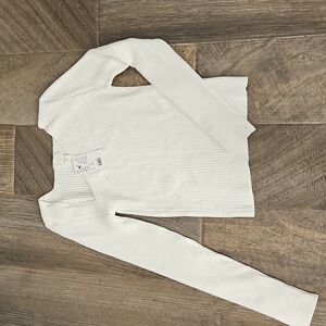 NWT! H&M A-Symmetrical Neckline Top - XS